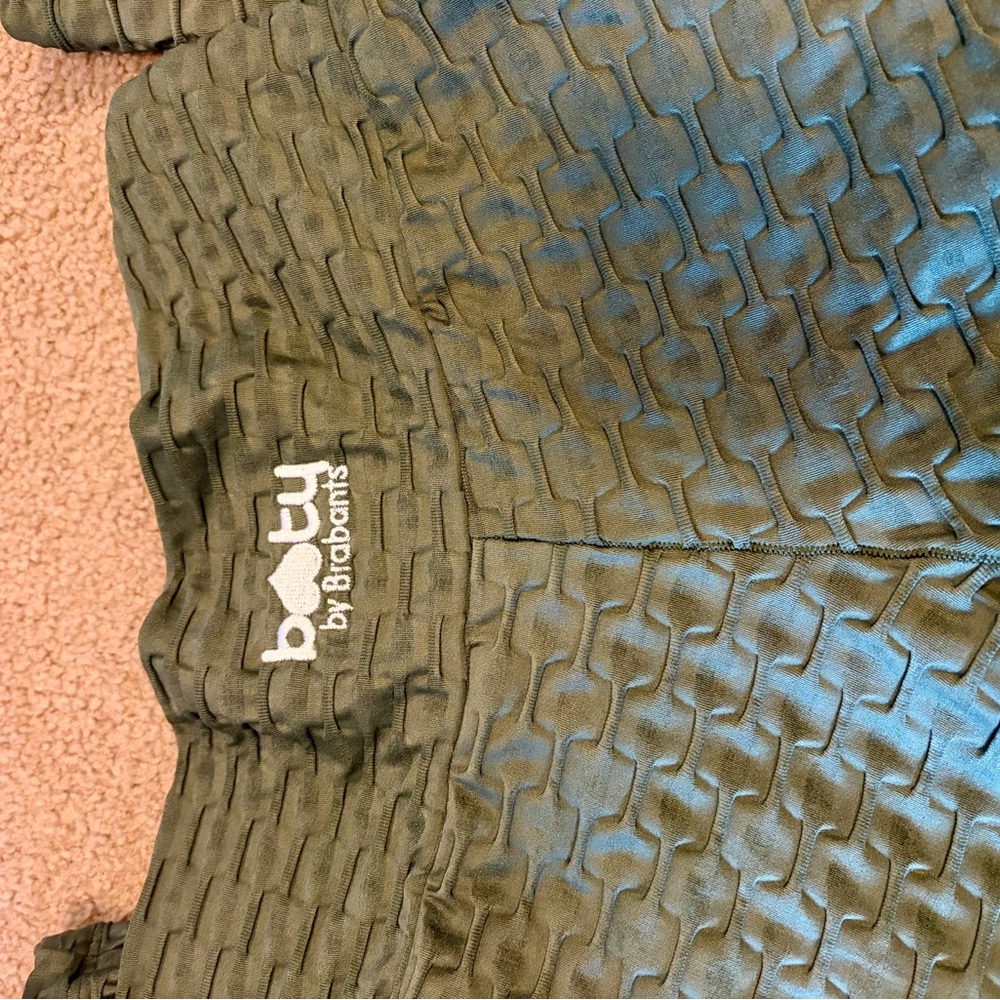 Booty by Brabants Olive Textured Leggings
